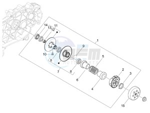 S 50 2T (25 Kmh) B-NL drawing Driven pulley