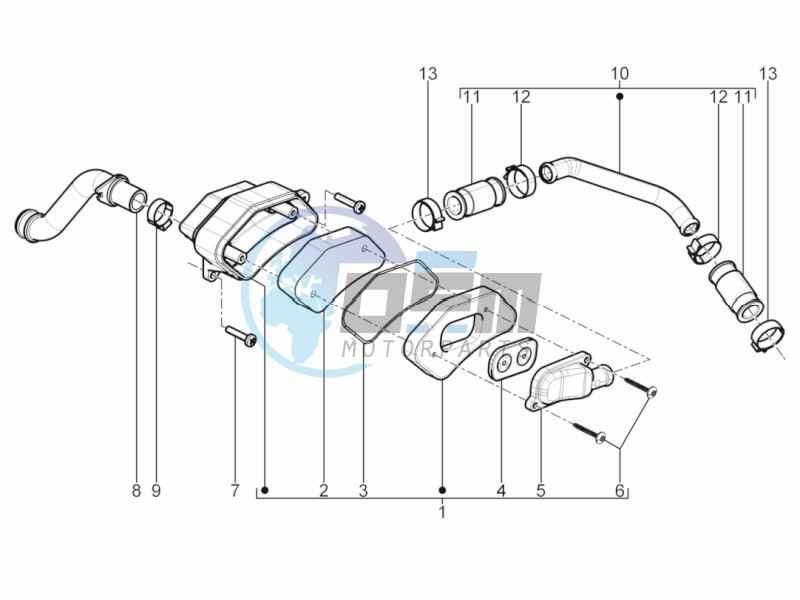 Secondairy air box