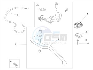 RSV4 1000 Racing Factory E4 ABS (EMEA, LATAM) drawing Clutch control