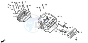 TRX200D FOURTRAX drawing CYLINDER HEAD COVER