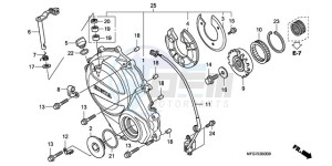 CB600F39 Spain - (SP / ST) drawing RIGHT CRANKCASE COVER