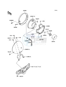 VN900 CLASSIC VN900BEFA GB XX (EU ME A(FRICA) drawing Headlight(s)