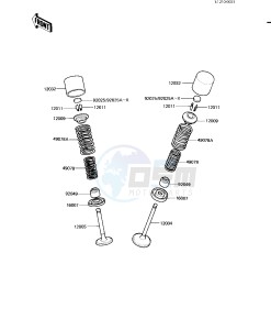 KZ 550 H [GPZ] (H1-H2) [GPZ] drawing VALVES