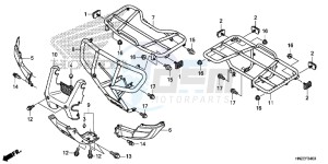 TRX500FAE TRX500FA Europe Direct - (ED) drawing CARRIER