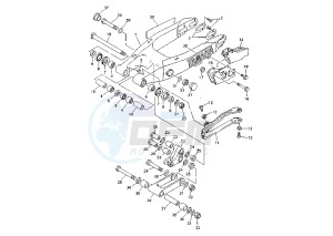 YZ F 426 drawing REAR ARM