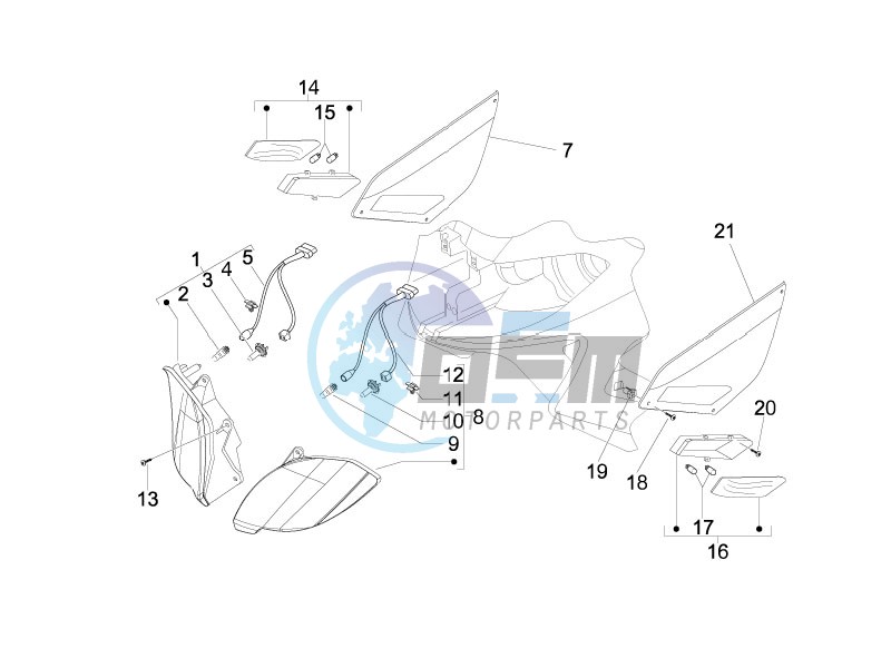 Head lamp - Turn signal lamps