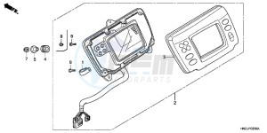 TRX500FAD TRX500FA Europe Direct - (ED) drawing METER