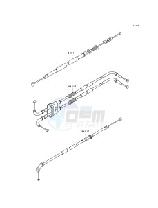 ZX 600 G [NINJA ZX-6R] (G1-G2) [NINJA ZX-6R] drawing CABLES