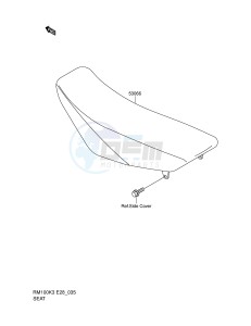 RM100 (E28) drawing SEAT