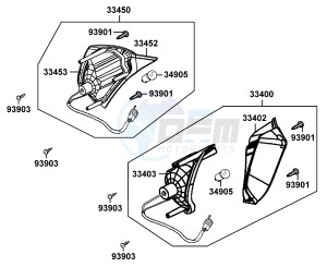 VITALITY 50 drawing Front Winker