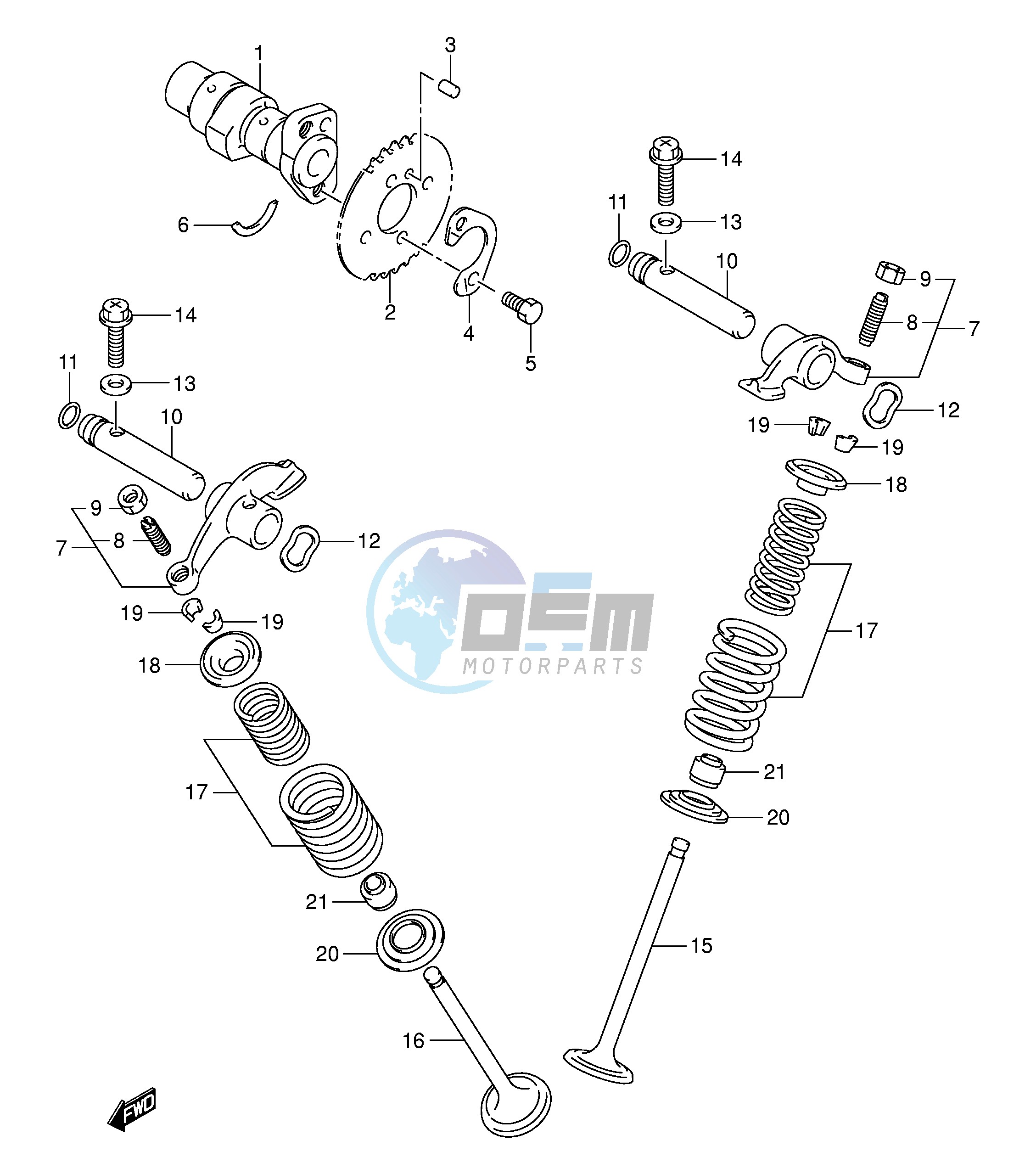 CAM SHAFT - VALVE