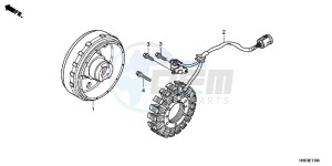 TRX500FEC drawing GENERATOR