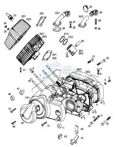 REVIVAL_45kmh_L0 50 L0 drawing Crankcase-cylinder-piston