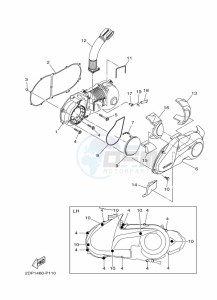 GPD150-A  (BV4C) drawing EXHAUST