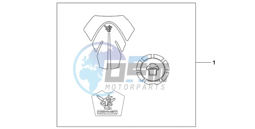 TANK PAD/FUEL FILLER CAP