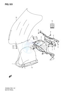 AN400Z ABS BURGMAN EU-UK drawing METER PANEL