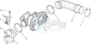 Sport City Cube 250-300 ie e3 drawing Throttle body