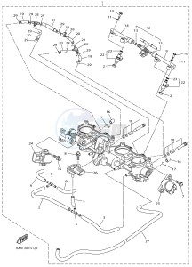 YZF-R1 998 R1 (BX41) drawing INTAKE 2