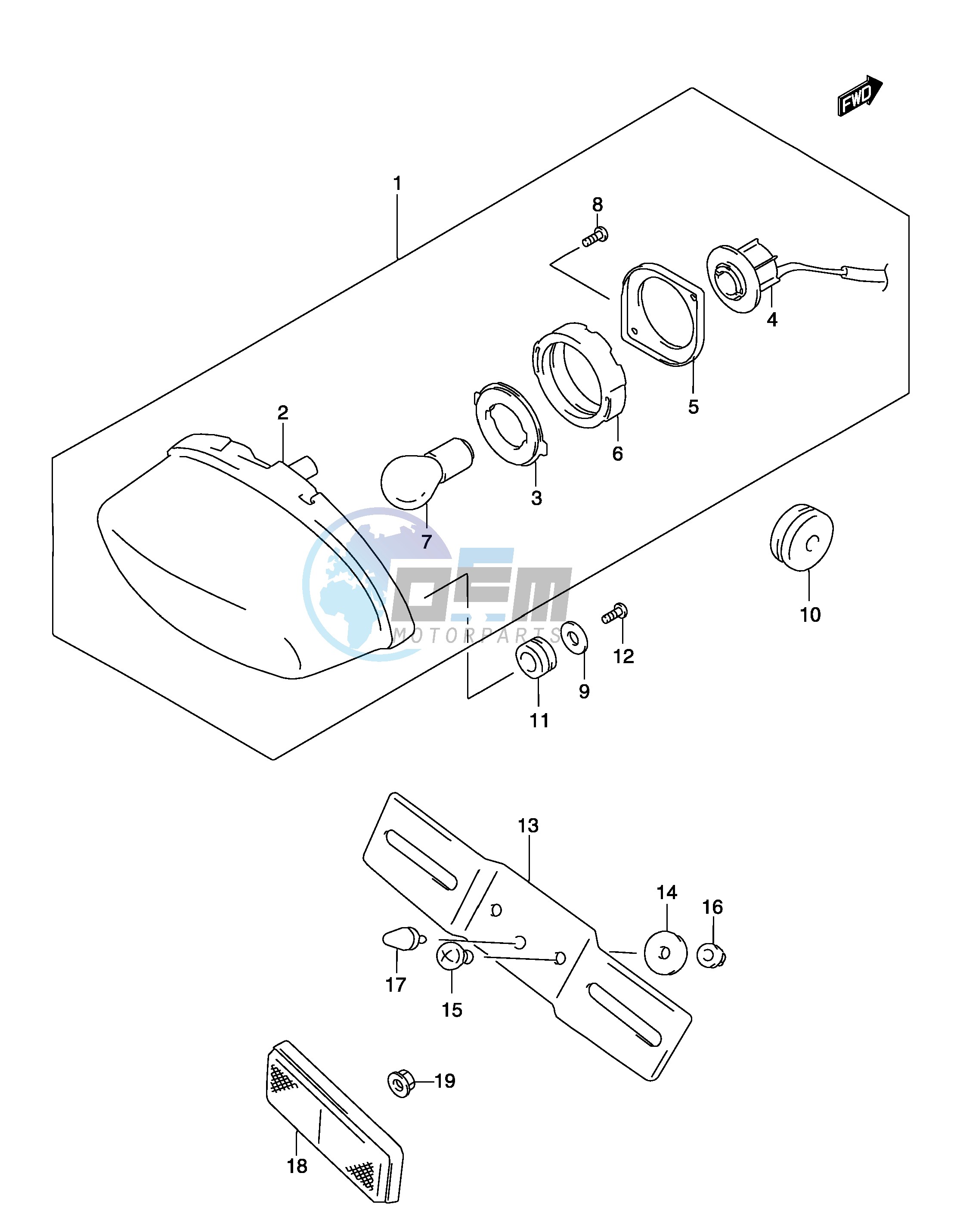 REAR COMBINATION LAMP