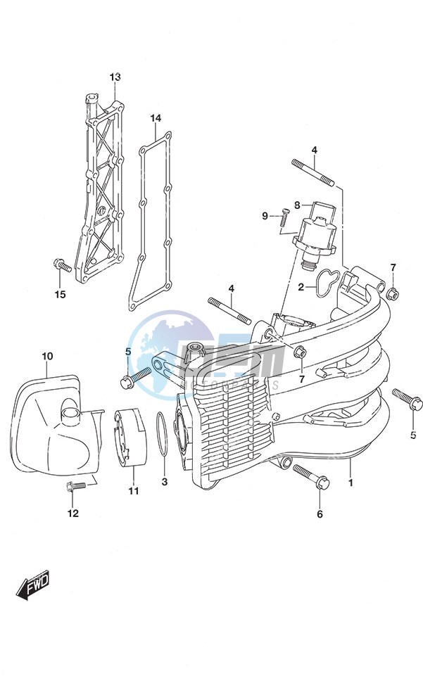 Intake Manifold/Silencer/Exhaust Cover