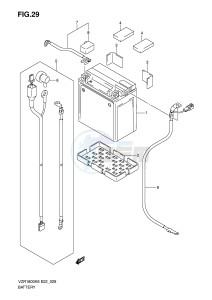 VZR1800 (E2) INTRUDER drawing BATTERY