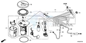 TRX420FA1E TRX420 Europe Direct - (ED) drawing FUEL PUMP