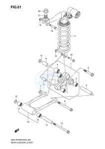 GSX-R750 (E2) drawing REAR CUSHION LEVER