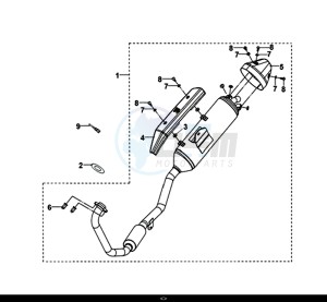 NH-T 125I (MG12B1-EU) (L9-M0) drawing EXHAUST MUFFLER