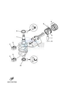 F20SPA-2018 drawing CRANKSHAFT--PISTON