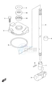 DF 140A drawing Shift Rod (C/R)