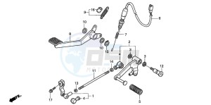 NT650V drawing PEDAL