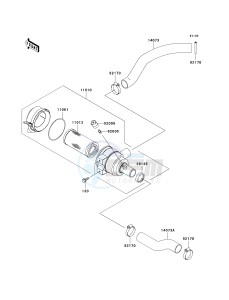 KAF 620 E [MULE 3010 4X4] (E6F-E8F) E6F drawing AIR CLEANER