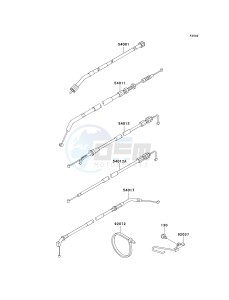 EX 250 F [NINJA 250R] (6F-7F) F7F drawing CABLES