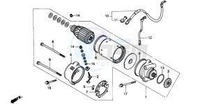 CB250 NIGHTHAWK drawing STARTING MOTOR