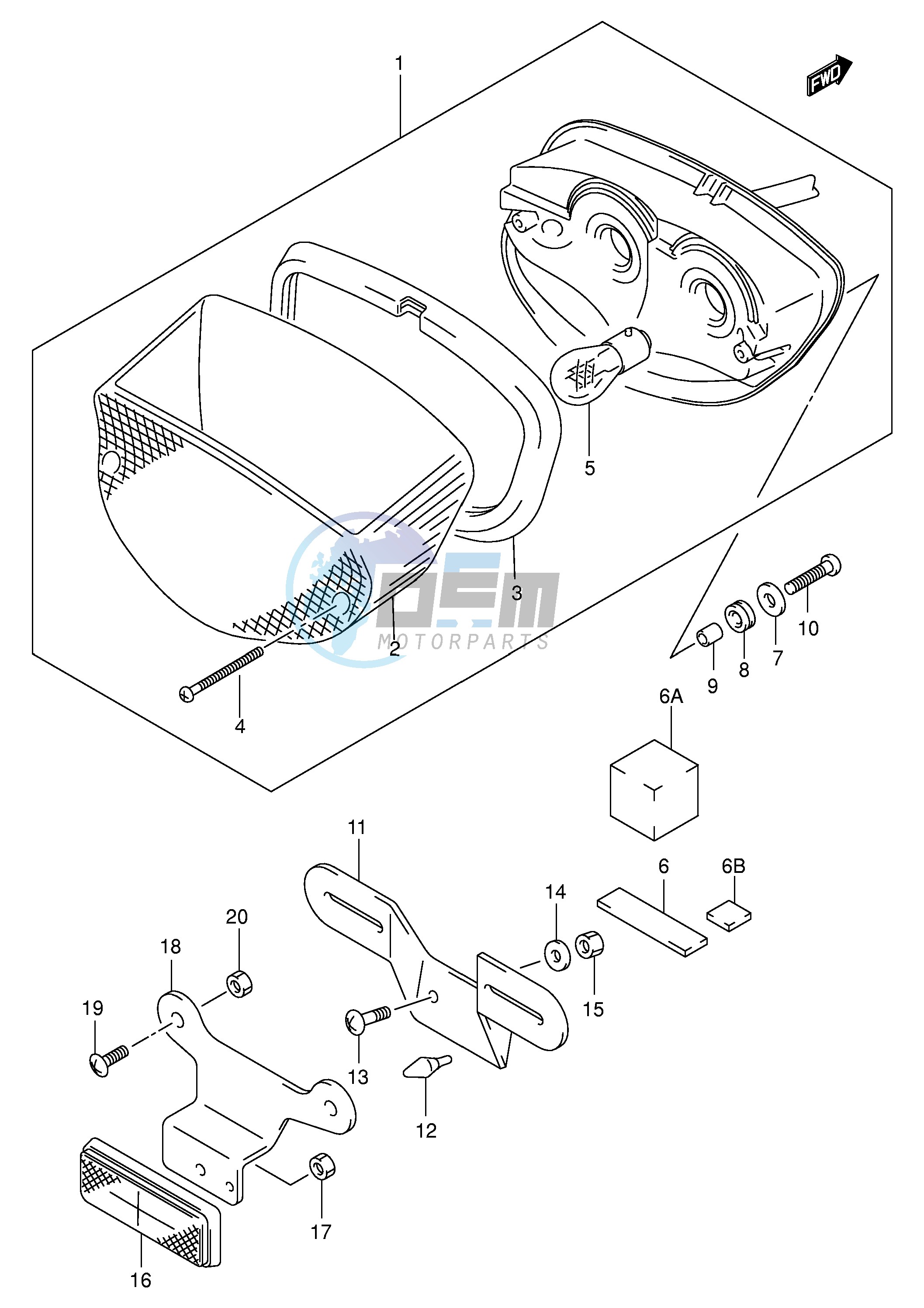 REAR COMBINATION LAMP