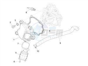 GTS 300 HPE 4T-4V IE ABS E4 (NAFTA) drawing Cylinder head cover