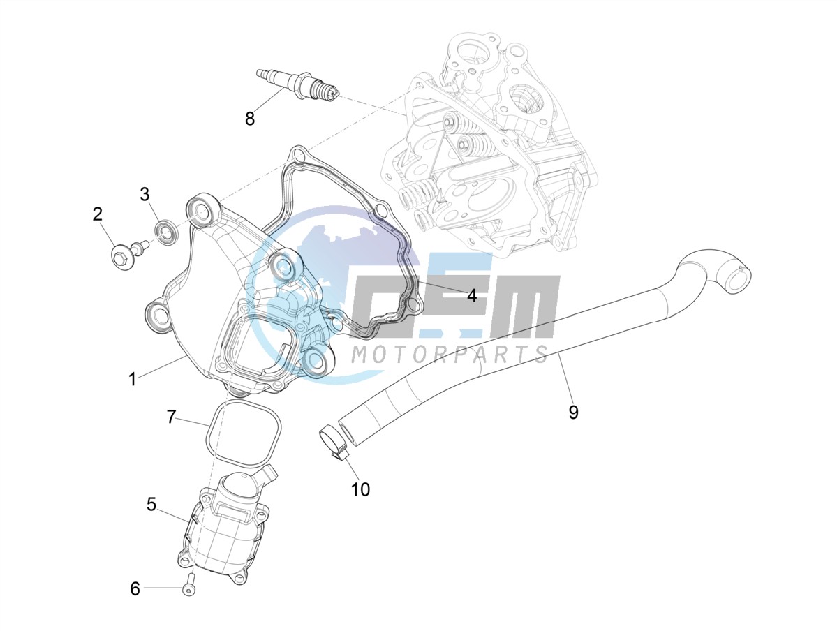 Cylinder head cover