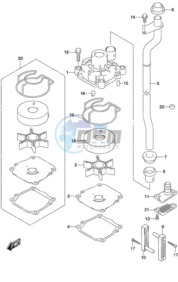 Water Pump High Thrust