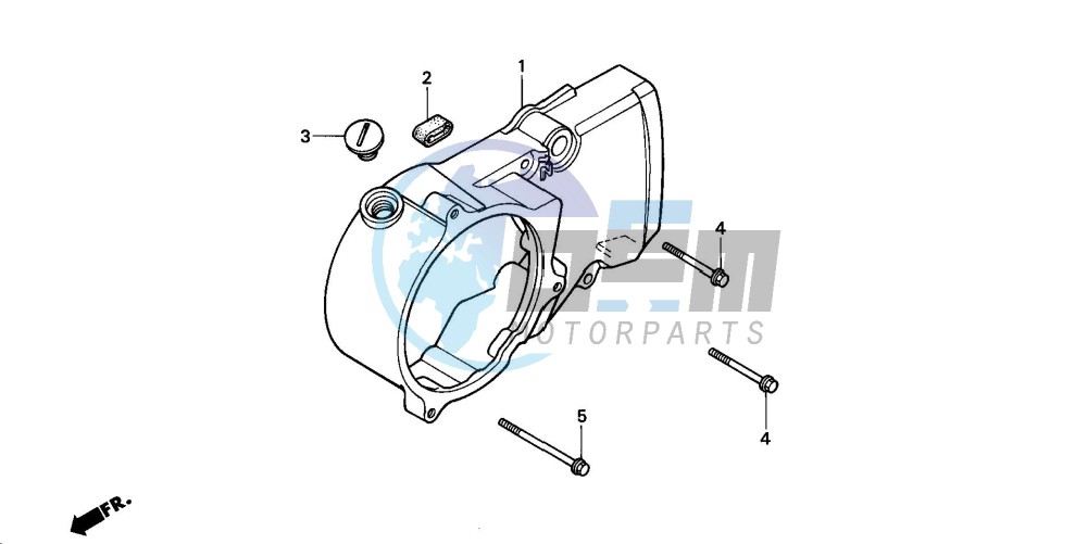 LEFT CRANKCASE COVER