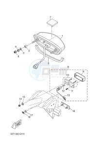 YZF-R125 R125 (5D7J 5D7J 5D7J) drawing TAILLIGHT