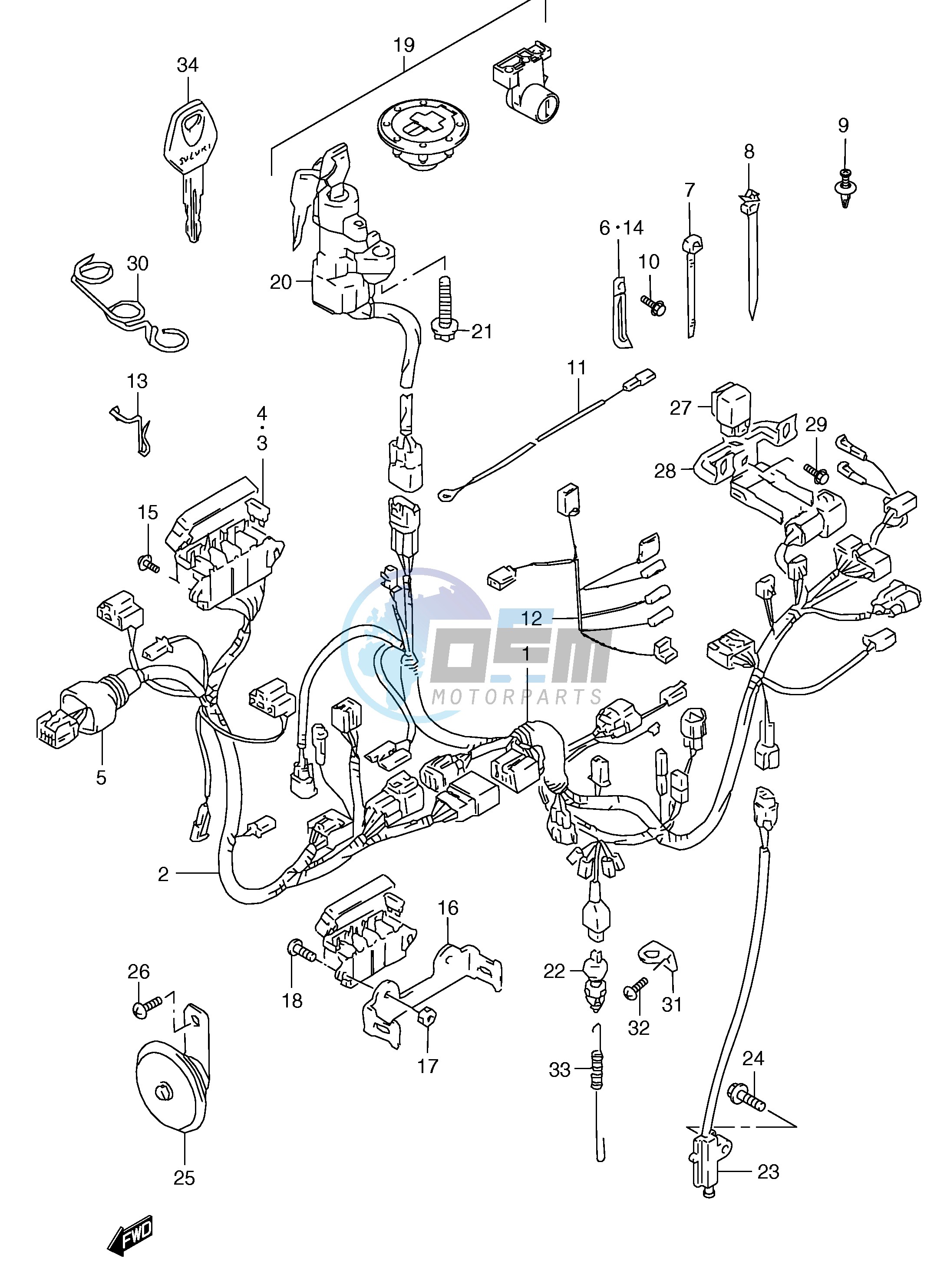 WIRING HARNESS (MODEL Y)