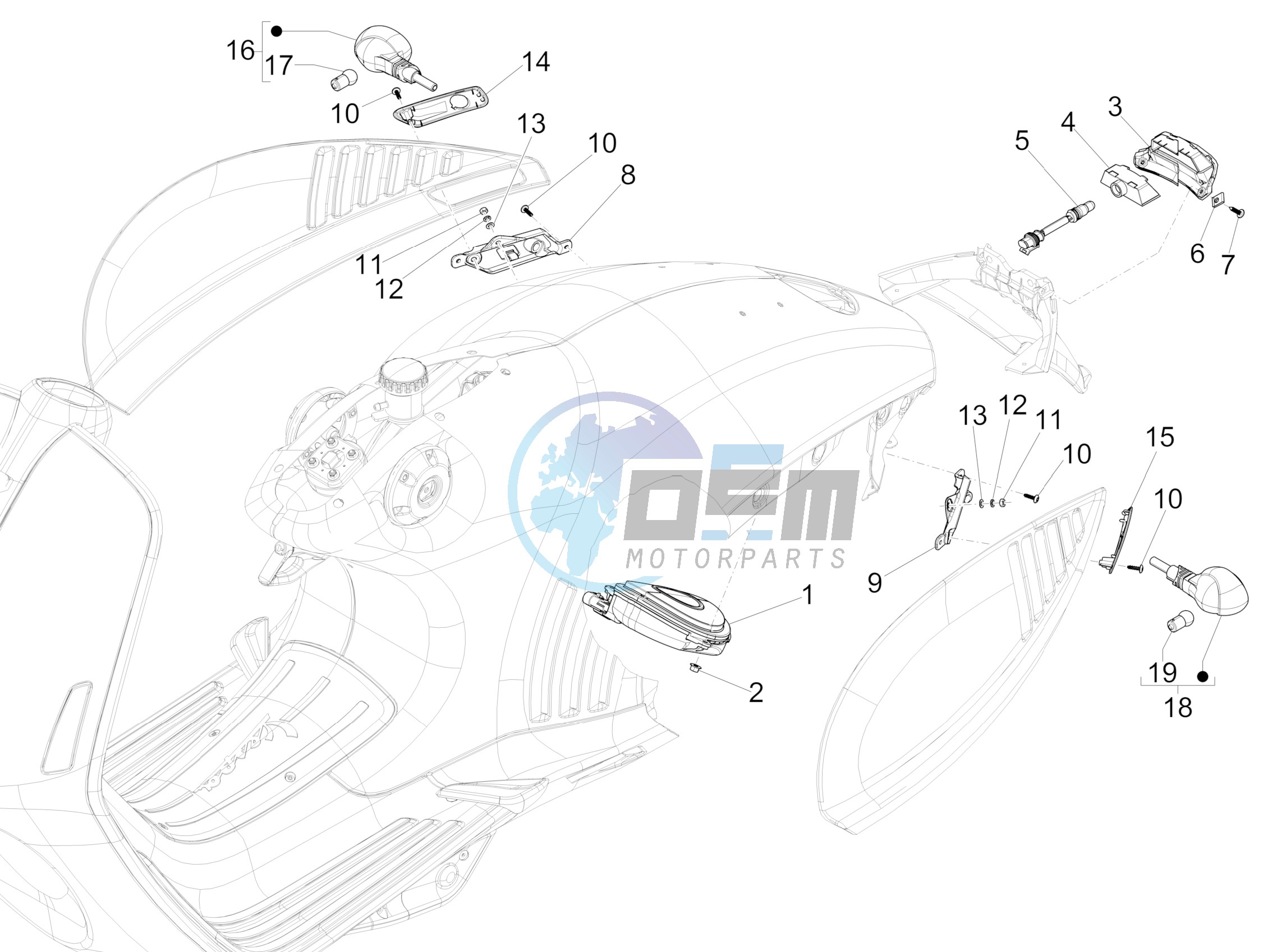 Rear headlamps - Turn signal lamps