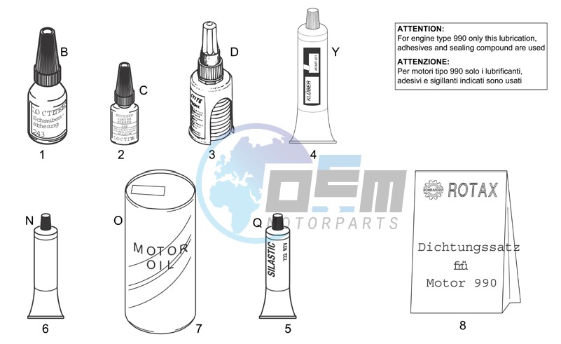 Sealing and lubricating agents