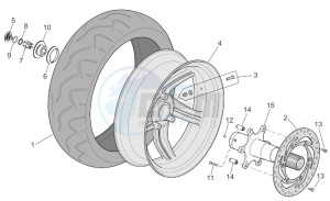 RST 1000 Futura drawing Rear wheel I