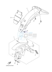 YB125 (2CS1) drawing FENDER