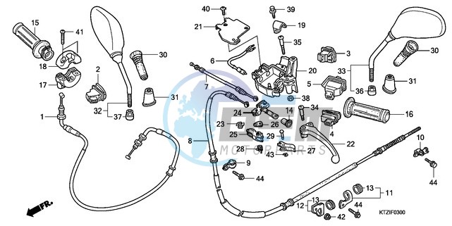 HANDLE LEVER/SWITCH/CABLE