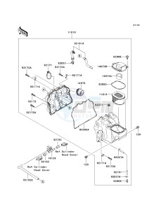 ZR 750 L [Z750 EU] (L7F-L8F) L7F drawing AIR CLEANER