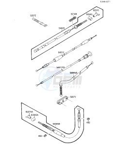 KLF 110 B [MOJAVE 110E] (B1-B2) [MOJAVE 110E] drawing CABLES