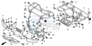 TRX650FA drawing CARRIER