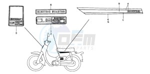 C90M drawing STRIPE/EMBLEM